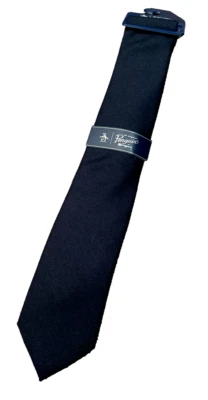 Corbata de cuello original Penguin para hombre azul marino - Longitud: 58" - Ancho: 3" - Nueva con etiquetas - $55 Foto 1 de 3