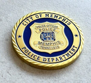 City Of Memphis Police Dept Challenge Coin - Picture 1 of 2
