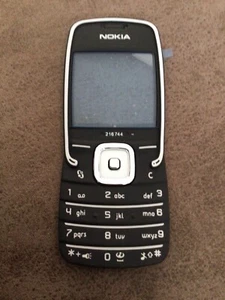 GENUINE ORIGINAL NOKIA 5500 FRONT LENS WINDOW & RUBBER KEYPAD ASSEMBLY - BLACK - Picture 1 of 3