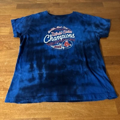 Liquid blue Boston Red Sox tie-dye World Series champions T-shirt Women’s Large - Image 1 of 4