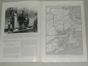 1941 NEW BRUNSWICK magazine article, people, places, history, Canada Maritimes  - Bild 1 von 10