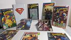 Lot of (10) Superman DC Comic Books + 100 Sky Box DC Bloodlines Trading Card 