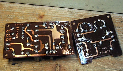 Sansui Boards F-1080 & F-1106 for amplifier PA-100 - NOS  - Image 1 of 4