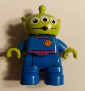 LEGO Duplo Figure Toy Story Alien, Dark Blue w Green Head, 3 Inches High, Nice - Picture 1 of 6
