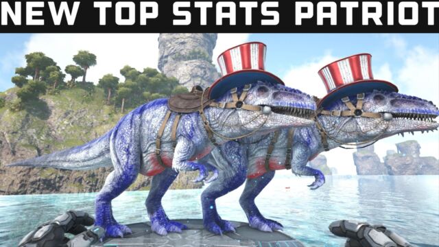 Ark Survival Evolved PS4/PS5 PVE NEW Top stats X Rex 41.4kHp 1934m Rasta  color