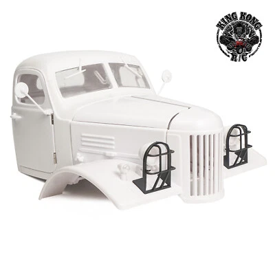 Kingkong RC 1/12 White Soviet Q157 RC Car Crawler Cab Body Hard Plastic KIT - Image 1 of 4