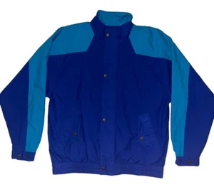 Vintage Wilson Tech Gore-Tex Jacke Windbreaker belüfteter Mantel Colorblock Gr. L - Bild 1 von 4