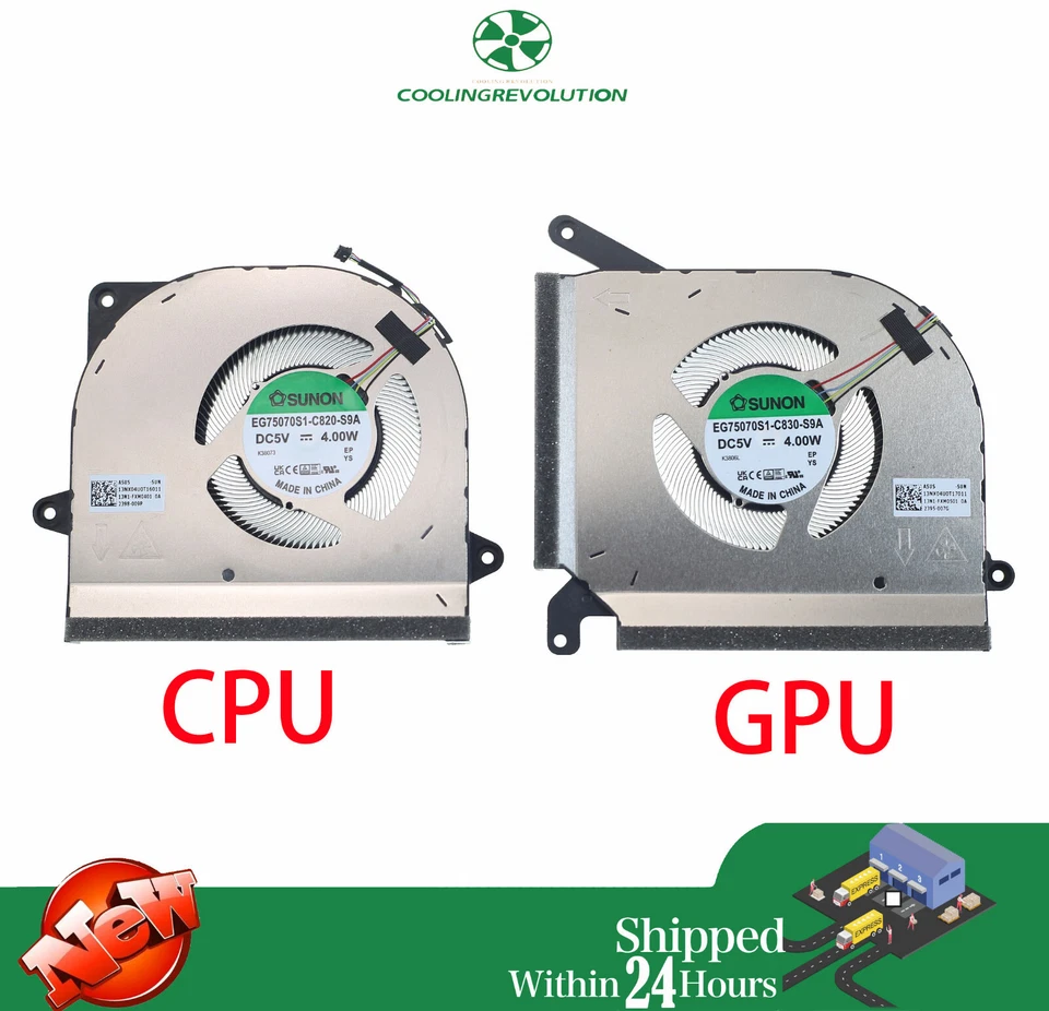 Laptop Fan ASUS ExpertBook Flip B6602FC B6602FC2 13NX04U0T16011 13NX04U0T17011 - Image 1 of 2