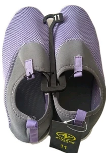 Zapatos de agua para mujer Athletic Works talla 11 lavanda y grises nuevos con etiqueta - Imagen 1 de 6