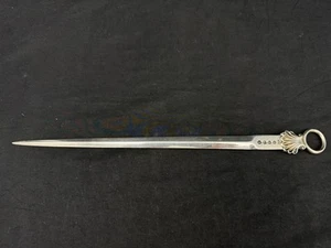 1805 English London William Eley & William Fearn Sterling Meat Skewer, 12.5" - Picture 1 of 16