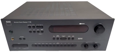 NAD T770 A/V Receiver 5.1 Surround Sound Dark Grey Tested & Working - Image 1 of 4