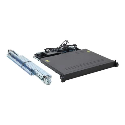 IBM 1723-8BX 44X3114 18,5" QWERTZ 1U Rack KVM Konsole Monitor + Rack Rails - Bild 1 von 4