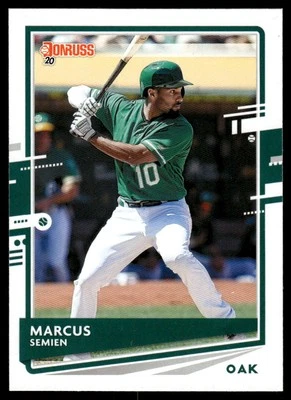 2020 Donruss #92 Marcus Semien - Image 1 of 2