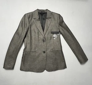 Theory NWT Beautiful “Beliena” Blazer in Ginko Platinum- Wool Blend- Size 8 - Picture 1 of 19