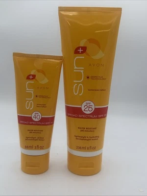 Protector solar Avon Sun 3fl Oz 40spf Avon Sun 25 Fl Oz amplio espectro FPS NUEVO Foto 1 de 2