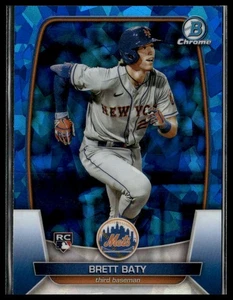 Brett Baty 2023 Bowman Chrome Sapphire Edition RC #15 New York Mets - Picture 1 of 2
