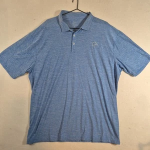 Camisa Polo Ducks Unlimited Para Hombres 2XL Azul Jaspeado Logo Golf Tenis Manga Corta - Imagen 1 de 9