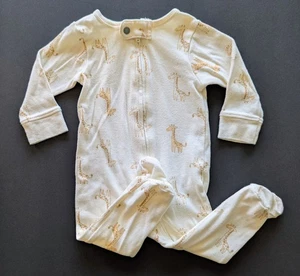 Pigiama giraffa doppia cerniera Tres Beau et Belle bambino taglia 3-6 mesi - Foto 1 di 6