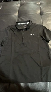Puma Way 1 SE  - Golf - Tennis - Polo Shirt - Black - Size S - Womens - New - Picture 1 of 3