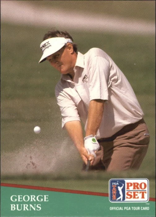 George Burns 1991 Golf PRO SET MINT RC ROOKIE CARD #169 - Image 1 of 2