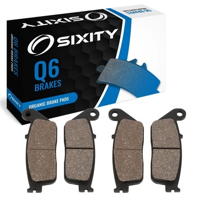 Pastilhas de freio dianteiras orgânicas 2011-2013 Triumph Tiger 800 XC conjunto ABS kit completo ap - Imagem 1 de 4