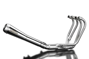 Escape completo de acero inoxidable Delkevic para Honda CB550K - Imagen 1 de 5