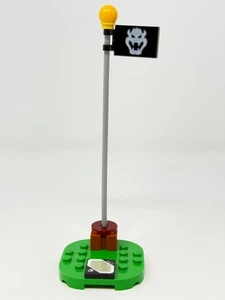 LEGO Super Mario - Interactive Finish Flag Goal From Set 71360 - Picture 1 of 6