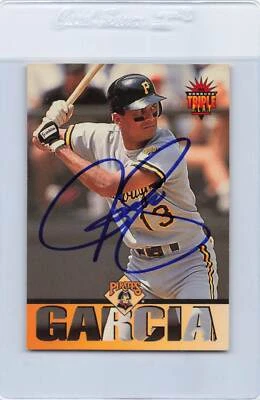 1994 Donruss Triple Play #183 Carlos Garcia Pirates Signed Auto *H4242 - Image 1 of 2