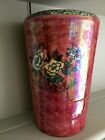 Royal Bradwell Astoria Pattern Art Deco Lustre Glazed Pink Arthur Wood Vase 1930