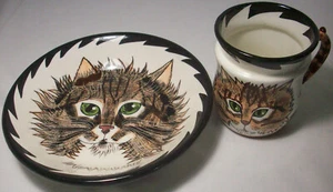 Cuenco y taza Cats By Nina Lyman: EXCELENTE: SIN PRECIO BASE - Imagen 1 de 5