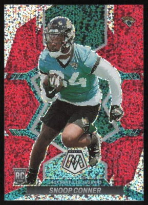 2022 Panini Mosaic Rookie Sparkle Red SP #352 Snoop Conner Jacksonville Jaguars - Image 1 of 2