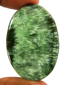 52.25 CT Natürlich Grün Seraphinite Lose Edelstein Cabochon Drahtgeflecht - Bild 1 von 5