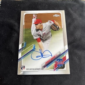 2021 Topps Chrome - Rookie Autographs #RA-SH Spencer Howard (AU, RC) - Picture 1 of 2