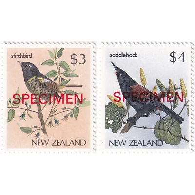 New Zealand - 1986 - Native Birds - SPECIMEN - Mint/NH - Image 1 of 2