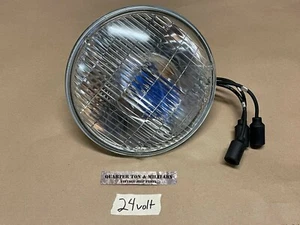 Headlight Bulb 24 volt Sealed Beam PACKARD Military M38 M38A1 M170 M151 M37 M35 - Foto 1 di 3