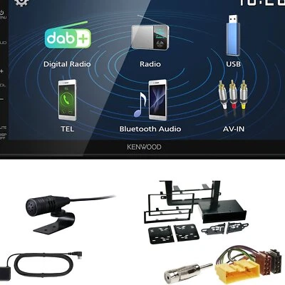 Kenwood 2DIN DAB+ Autoradio für Mazda CX-9 2007-2015 schwarz - Bild 1 von 4