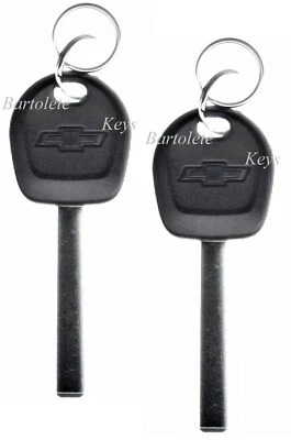 2 OEM  Car Key Blank Fit Chevrolet Impala Malibu Caprice Trax Spark Silverado - Image 1 of 4