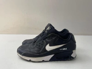 Scarpe da ginnastica Nike Air Max da ragazzo nere in ecopelle con lacci meno UK 4 EUR 36,5 -A108 - Foto 1 di 7