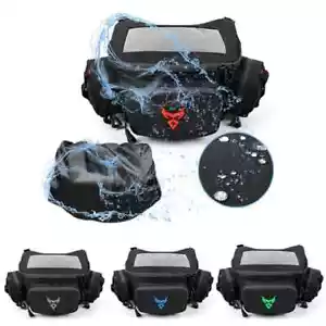 Bolsa de faro impermeable a prueba de polvo para motocicleta bicicleta pantalla táctil impermeable - Imagen 1 de 22