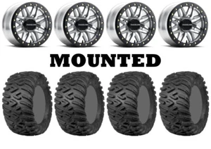 Kit 4 ITP TerraCross R/T XD 26x10-14 on Raceline Ryno Beadlock Machined TER - Picture 1 of 5