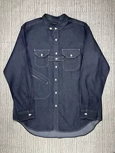 ENGINEERED GARMENTS, Hemd mit gebändertem Kragen, HERREN LARGE, 6 Unzen Denim, INDIGO, USA - Bild 1 von 7