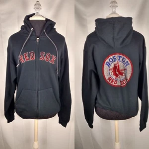 Boston Red sox Rhinestone double sided zipper Hoodie - Picture 1 of 1