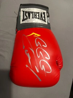 Guante de Boxeo Derecho Rojo Firmado por Gennady Golovkin *Triple GGG PSA Foto 1 de 2
