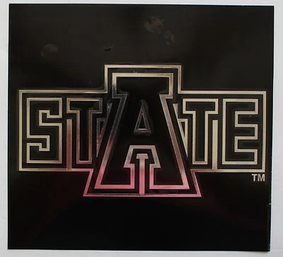 Arkansas State University Lic Chrome Sticker Qualilty NCAA  Window College Decal - Image 1 of 4