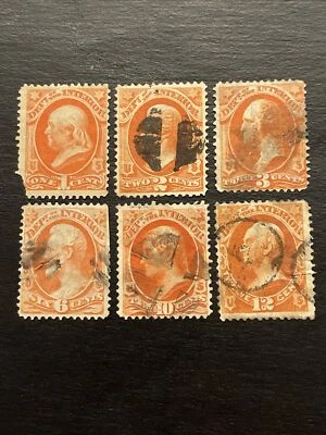 US Official Stamp Scott # O15-O20…Used  Ng - Image 1 of 2