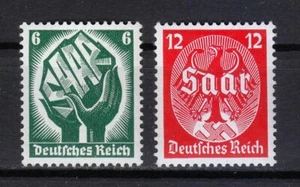 Germany 1934 MNH Mi 544-545 Sc 444-445 1935 Saar status referendum 13.01.1935 ** - Picture 1 of 2