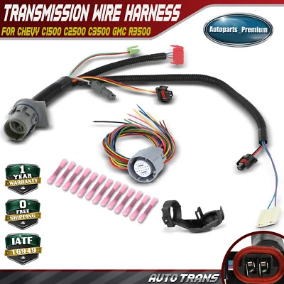 Arnés de cableado de transmisión automática para Chevrolet C1500 C2500 C3500 GMC R3500 Foto 1 de 4