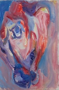 Magdalena Reinharez - Pintura Original - Gouache - Caballo 15 - Picture 1 of 2