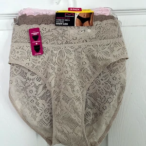NEW Maidenform 3 Pack Perfect Fit High Leg Panties Medium Multi-Color DM3SLB - Picture 1 of 3