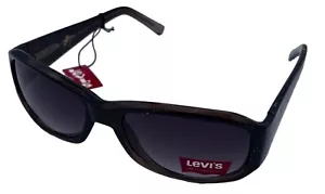 Gafas de sol envolventes de plástico negro desvanecido rectangular Levi para hombre, lentes degradadas LS129. 2 - Imagen 1 de 12